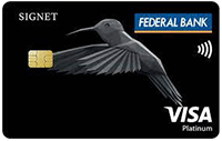 Federal Bank Visa Signet Credit Card