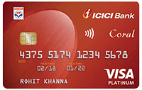 ICICI Bank HPCL Coral Credit Card