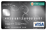 IDBI Aspire Platinum Visa Credit Card